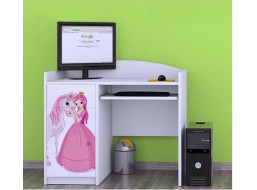 Detský písací stôl PRINCEZNA A KONÍK - TYP 9