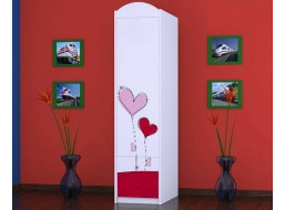 Detská skriňa LOVE - TYP 1A