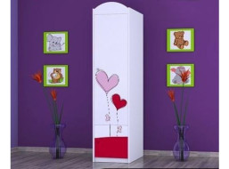 Detská skriňa LOVE - TYP 2B