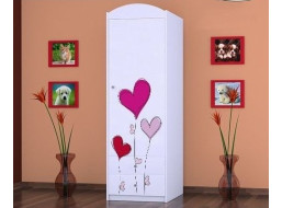 Detská skriňa LOVE - TYP 4A