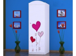 Detská skriňa LOVE - TYP 4B