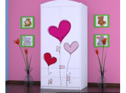 Detská skriňa LOVE - TYP 6B