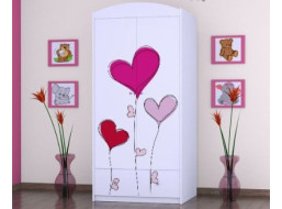 Detská skriňa LOVE - TYP 8A