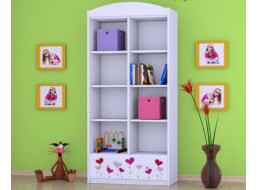 Detský úložný regál LOVE - TYP 13 - VYSOKÝ