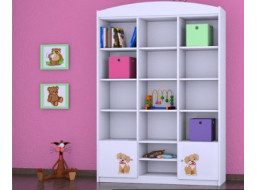 Detský úložný regál PSÍK - TYP 16 - VYSOKÝ