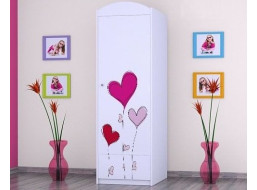 Detská skriňa LOVE - TYP 5B