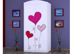 Detská skriňa LOVE - TYP 7B