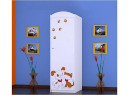 Detská skriňa PSÍK A MAČIČKA - TYP 5B
