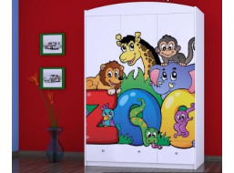 Detská skriňa ZOO - TYP 11