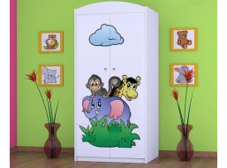 Detská skriňa ZOO - TYP 7A