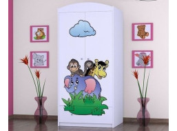 Detská skriňa ZOO - TYP 8A