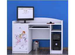 Detský písací stôl PRINC NA BIELOM KONI - TYP 2