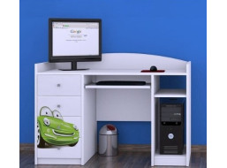 Detský písací stôl ZELENÉ AUTO - TYP 2