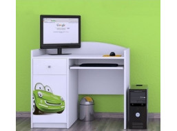 Detský písací stôl ZELENÉ AUTO - TYP 9