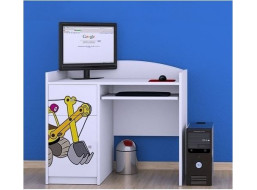 Detský písací stôl ŽLTÝ BAGR - TYP 11