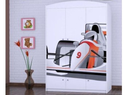 Detská skriňa FORMULA F1 - TYP 10