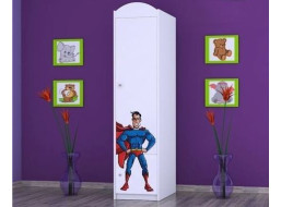 Detská skriňa SUPERMAN - TYP 2B