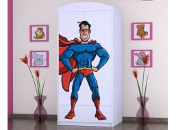 Detská skriňa SUPERMAN - TYP 8A