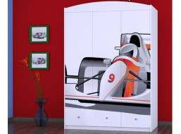 Detská skriňa FORMULA F1 - TYP 11