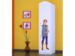 Detská skriňa PRINC A PRINCEZNA - TYP 1A