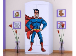 Detská skriňa SUPERMAN - TYP 8B