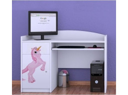 Detský písací stôl PRINCEZNA A Jednorožec - TYP 4
