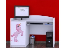 Detský písací stôl PRINCEZNA A Jednorožec - TYP 5