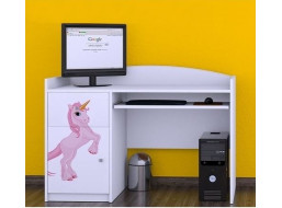 Detský písací stôl PRINCEZNA A Jednorožec - TYP 6