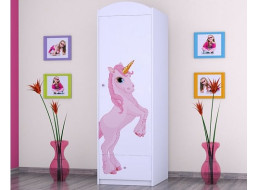 Detská skriňa PRINCEZNA A Jednorožec - TYP 5B