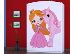 Detská skriňa PRINCEZNA A Jednorožec - TYP 11