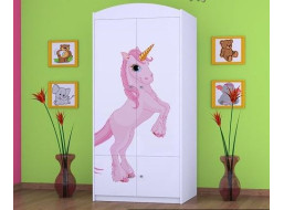 Detská skriňa PRINCEZNA A Jednorožec - TYP 7A
