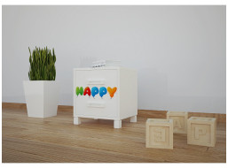 Detský nočný stolík HAPPY - TYP 1