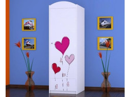 Detská skriňa LOVE - TYP 5A