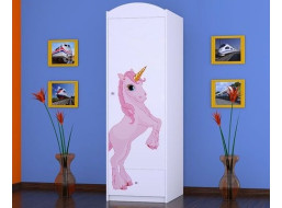 Detská skriňa PRINCEZNA A Jednorožec - TYP 5A