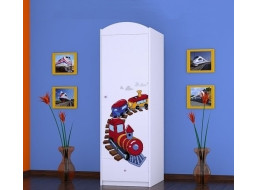 Detská skriňa MAŠINKA - TYP 5A