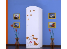 Detská skriňa PSÍK A MAČIČKA - TYP 5A