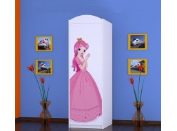 Detská skriňa PRINCEZNA A KONÍK - TYP 5A