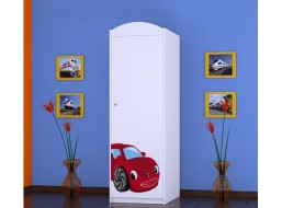 Detská skriňa RED CAR - TYP 5A