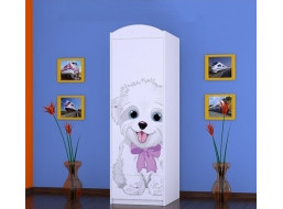 Detská skriňa VESELÝ PSÍK - TYP 5A