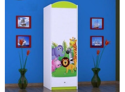 Detská skriňa MADAGASKAR - TYP 4B