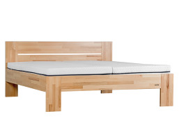 Posteľ z masívu buk cink VENTO MAX 200x180 cm