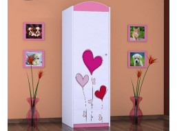 Detská skriňa LOVE - TYP 4A