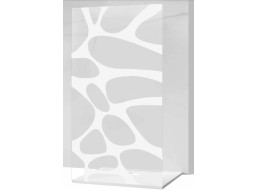 Variabilná sprchová zástena MAXMAX KIOTO 110x200 cm, 8 mm - číre/mat VZOR 1