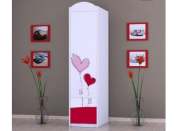 Detská skriňa LOVE - TYP 2A