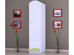 Detská skriňa MODRÝ MACKO - TYP 2A