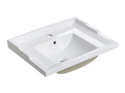 Keramické umývadlo ELIZABETH 60 cm - biele