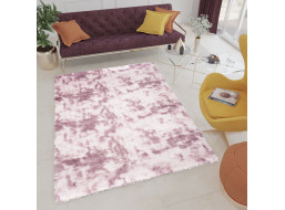 Plyšový koberec SILK Ombre - RUŽOVÝ