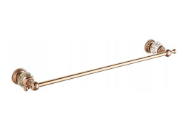 Kúpeľňový pozdĺžny vešiak na uteráky MAXMAX MEXEN ESTELA s 1 priečkou - rose gold, 7011524-60