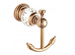 Dvojitý kúpeľňový vešiak na uteráky MAXMAX MEXEN ESTELA - rose gold, 7011535-60