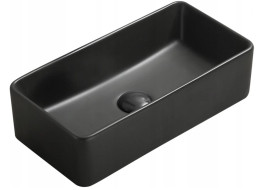 Keramické umývadlo NADIA 46 cm - čierne matné, 21614685